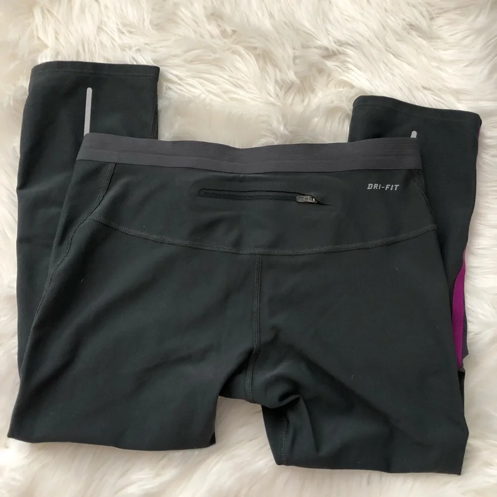 Nike Dri Fit capri leggings grey M - Picture 4 of 4